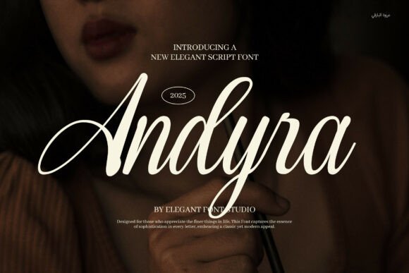 Andyra: A Refined Script Typeface for Editorial Design