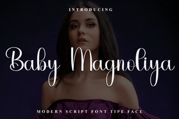 Baby Magnoliya: A Festive Typeface for Branding