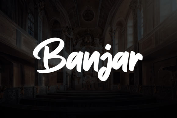 Banjar: A Script Font for Editorial Warmth