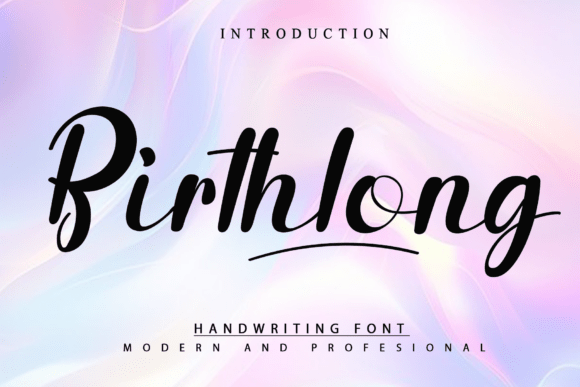 Birthlong Font: Elevate Your Campaign Visuals