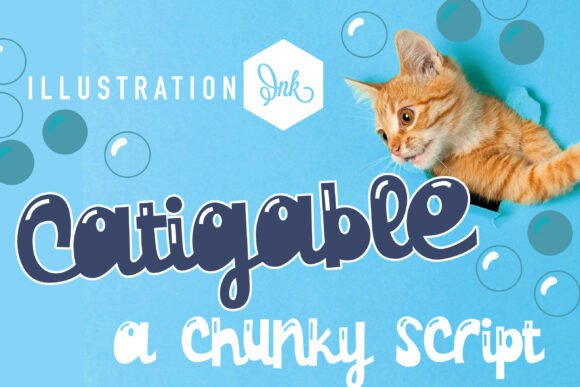 Catigable: A Playful Script Font for Branding