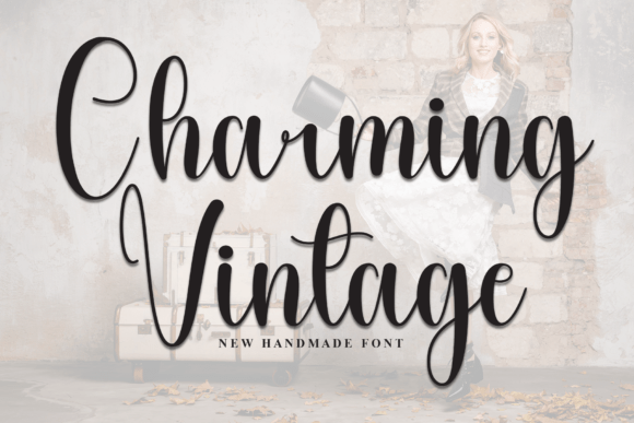 Charming Vintage: A Script Font for Modern Web Design