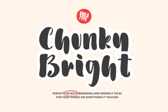 Chunky Bright: A Bold Typeface for Modern Branding