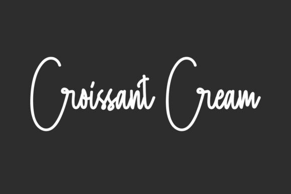 Croissant Cream Font for Modern Web Design