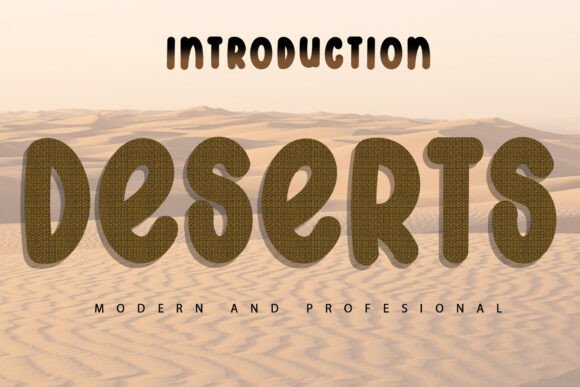 Deserts Font: A Handwritten Typeface for Makers