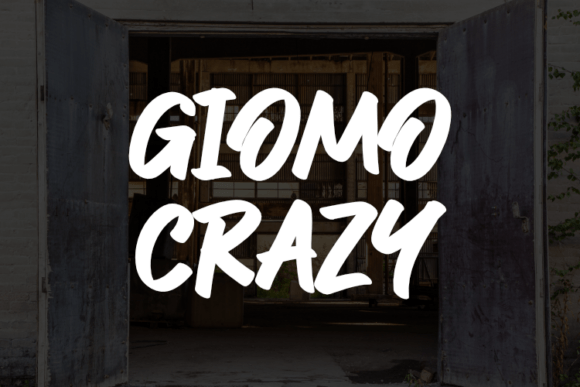 Giomo Crazy Typeface Review for Web Design