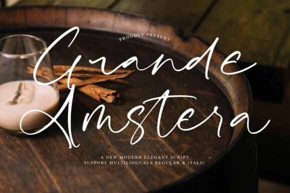 Grande Amstera: A Premium Script Font for Elegant Branding