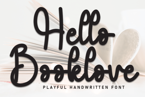 Hello Booklove Font for Crafters