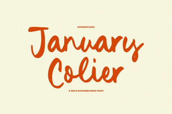 January Colier: The Script Font for Scroll-Stopping Content