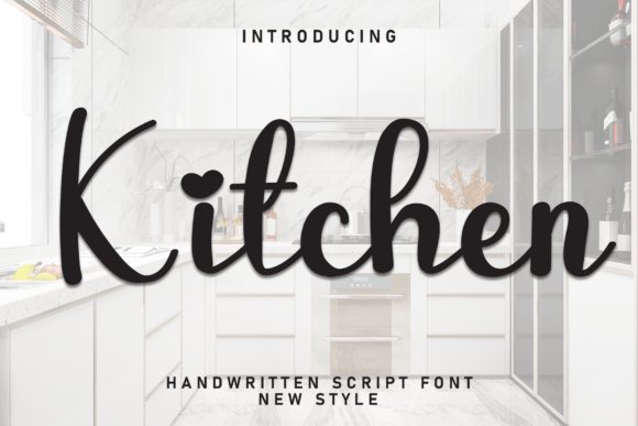 Kichen Font: A Warm Handwritten Typeface for Makers