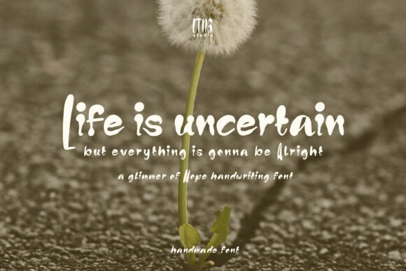 Life is Uncertain Font Review for Web Design