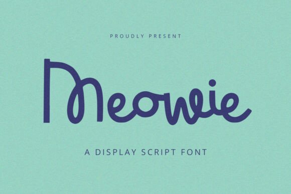 Meowie Font: A Playful Typeface for Makers