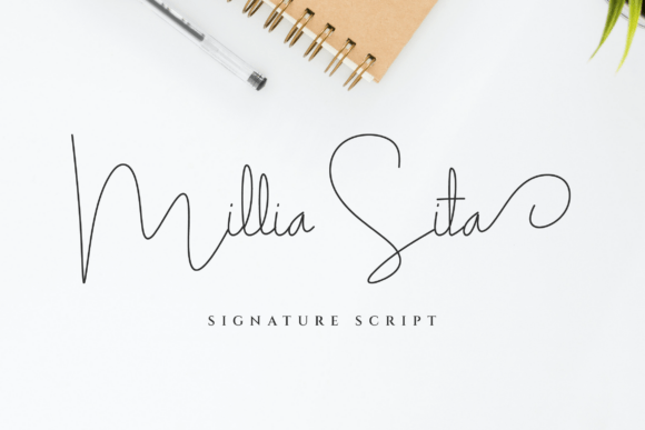 Milliasita Regular: A Script Font for Clear Campaigns