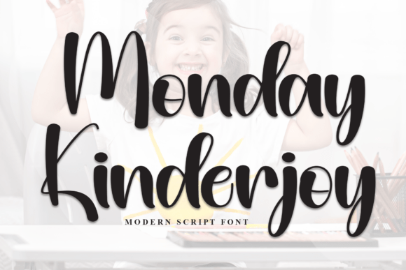 Monday Kinderjoy: A Handwritten Font for Makers
