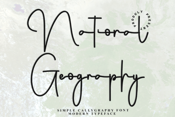 National Geography: A Festive Script Font for Marketers