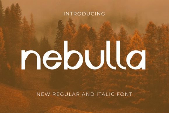 Nebulla: A Minimalist Typeface for Crafters