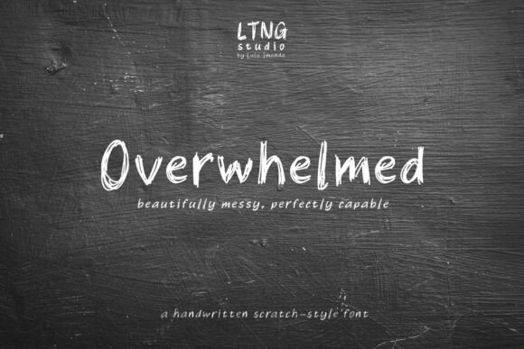 Overwhelmed Font: A Practical Branding Tool