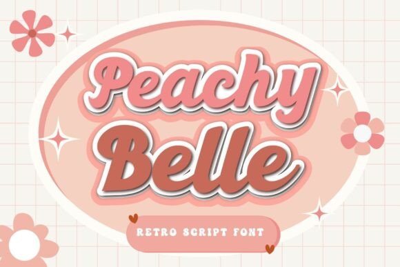 Peachy Belle: A Retro Script Font for Modern Branding
