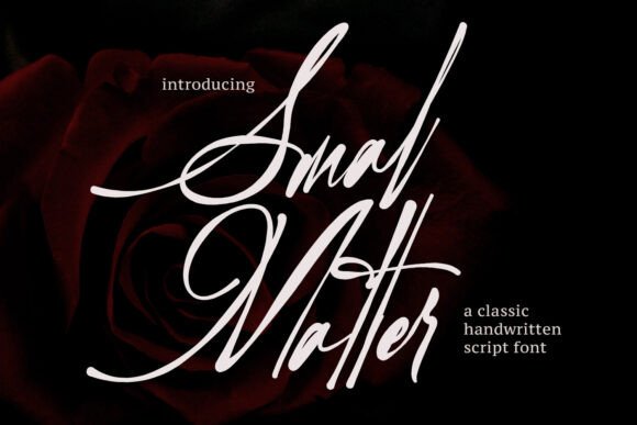 Smal Matter: A Luxurious Script Font for Web Design