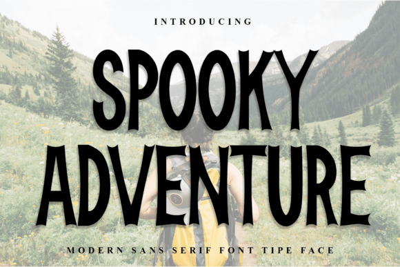 Spooky Adventure Font for Crafters