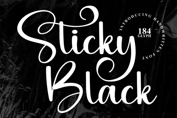 Sticky Black: A Playful Display Font for Web Design