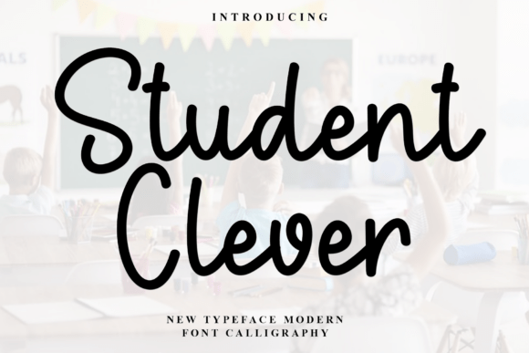 Student Clever: A Festive Typeface for Editorial Joy