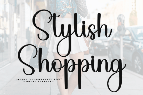 Stylish Shopping Font for Modern Branding
