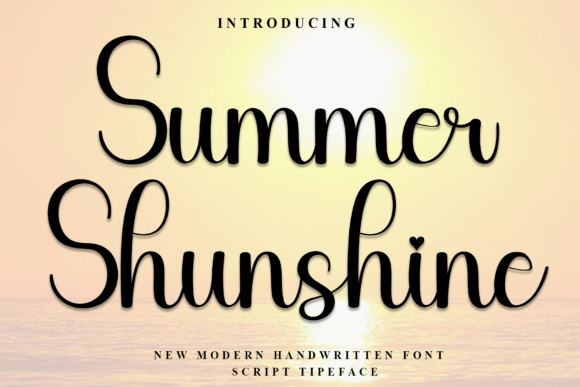Summer Shunshine: A Warm Typeface for Friendly Brands