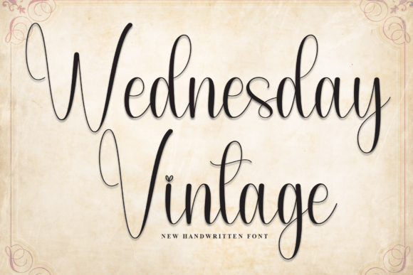 Wednesday Vintage: A Playful Display Font for Joyful Brands